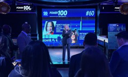 NYPD Commissioner Jessica Tisch tries her hand at standup comedy at City & State's New York City Power 100 reception.