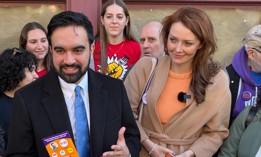 Mayor Zohran Mamdani campaigned with Lindsay Boylan on Tuesday.