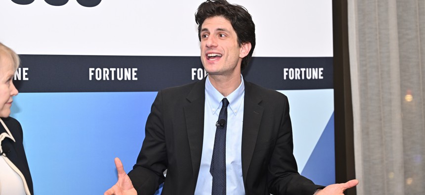 Jack Schlossberg speaks during Fortune CEO Initiative New York Dinner at Ci Siamo on March 18, 2026 in New York City.