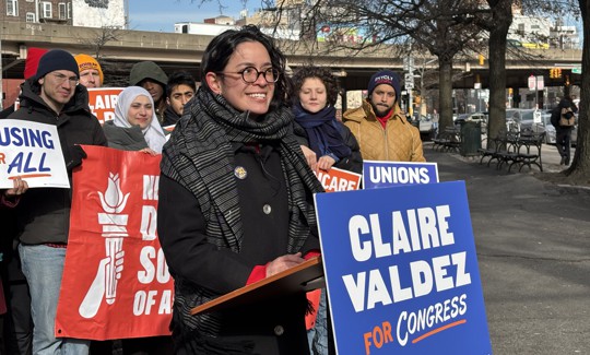 Congressional candidate Claire Valdez  announced the endorsement of NYC-DSA soon after launching her campaign.