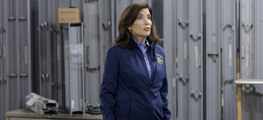 The latest Siena poll shows Gov. Kathy Hochul’s favorability down, yet her lead over Republican gubernatorial candidate Bruce Blakeman grew.