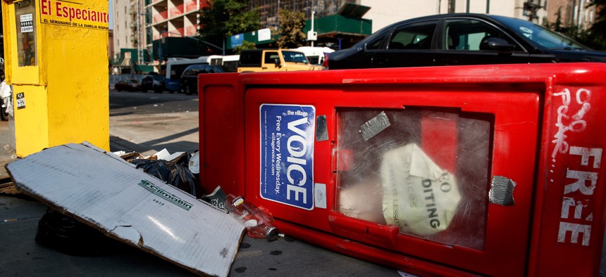 Once worth $55 million, The Village Voice ended its print edition in 2017.