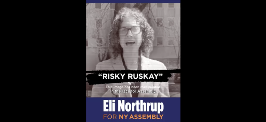  Super PAC New York Future is running digital video ads attacking Assembly candidate Stephanie Ruskay.