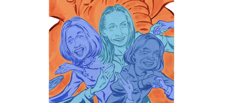 Beth Davidson, Cait Conley and Effie Philllps-Staley are campaigning their way through the primary in the swingy NY-17. 
