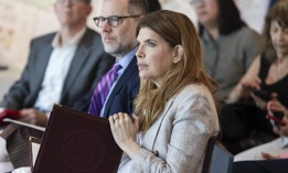 Speaker Julie Menin was working on whipping council member support to override the mayor on Tuesday.