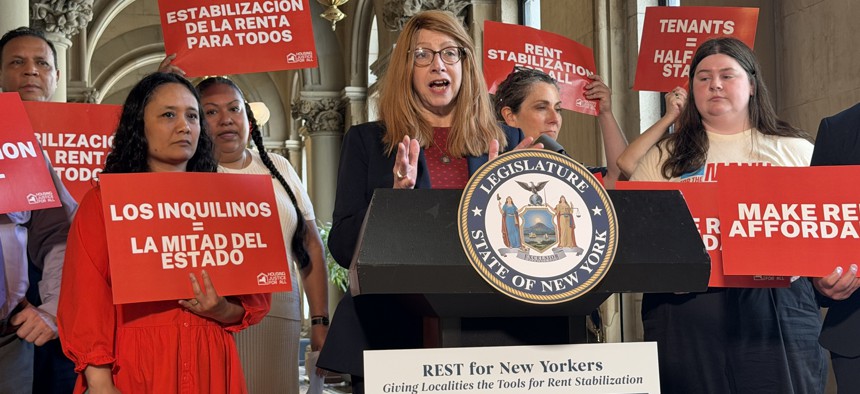 Assembly Member Linda Rosenthal said there was momentum to bring the REST Act to the floor before the end of session.