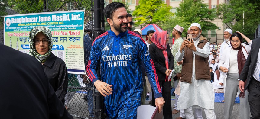 Mayor Zohran Mamdani in his most memorable fit yet.