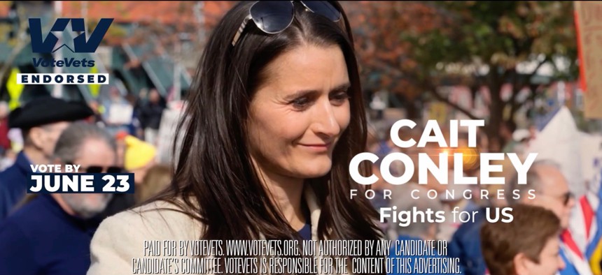 A progressive, pro-veterans PAC is launching a new $1 million cable ad spot in support of Cait Conley in the NY-17 Democratic primary.