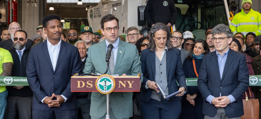 New York City Sanitation Commissioner Gregory Anderson is calling on the state to pass the Packaging Reduction and Recycling Infrastructure Act.
