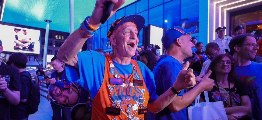 The Knickerbockers’ blue and orange goes back to the city’s Dutch days.