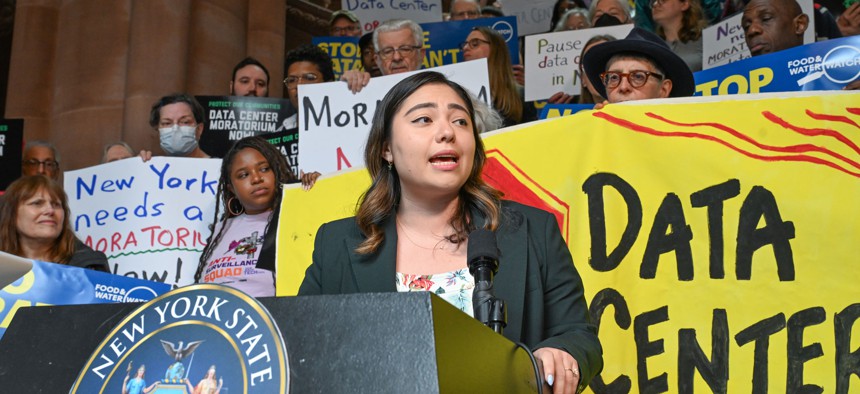 State Sen. Kristen Gonzalez’s bill would ban certain AI chatbot features used by kids that could be harmful.