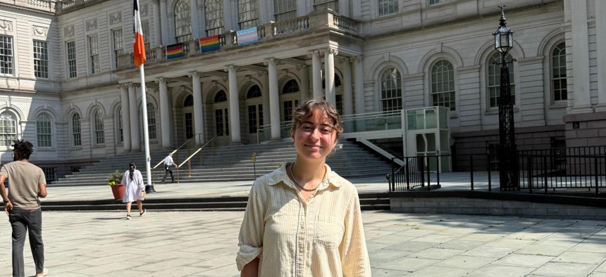 Former New York City Council intern Mina Farahmand lobbied Speaker Julie Menin to pay unpaid interns.