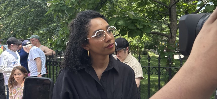 Darializa Avila Chevalier has been subjected to racist comments in the Democratic congressional primary.