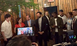 Brad Lander, Zohran Mamdani and Jumaane Williams 
