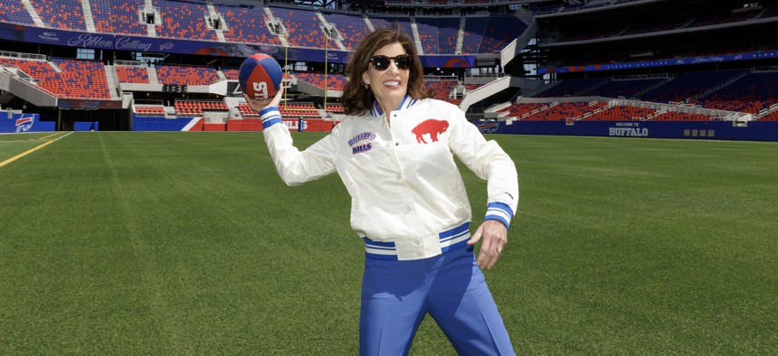 A positive new Siena poll the same week as the new Bills stadium opens? Not a bad week for Gov. Kathy Hochul at all. 
