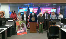 The mayor held an emergency briefing ahead of a major heatwave.