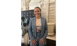 Ali Krieger joined New York City Mayor Zohran Mamdani and Gov. Kathy Hochul at a City Hall press conference.