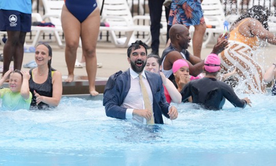 Then-Mayor Michael Bloomberg would kick off pool season in a t-shirt. Mayor Zohran Mamdani did not.