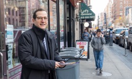 Assembly Member Micah Lasher is sticking by consultant Morris Katz, who worked on his successful congressional primary campaign.