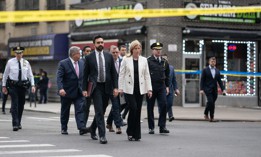 New York City Mayor Zohran Mamdani and Police Commissioner Jessica Tisch held a press conference after a 7-month-old baby was killed in a shooting in Brooklyn in April.