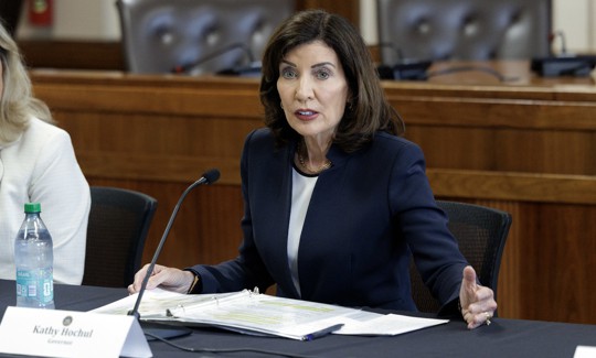 In Siena University’s first poll of likely voters this cycle, Gov. Kathy Hochul leads Nassau County Executive Bruce Blakeman by 10 points.