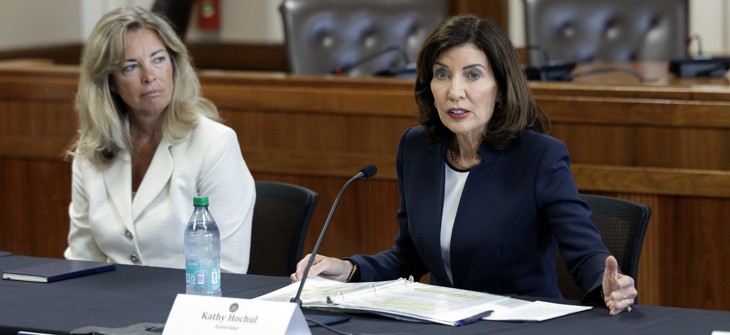 In Siena University’s first poll of likely voters this cycle, Gov. Kathy Hochul leads Nassau County Executive Bruce Blakeman by 10 points.