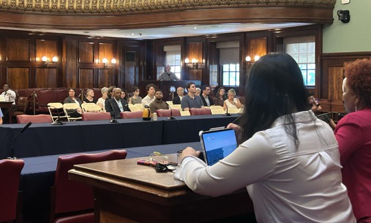 New York City Council members faced an empty table Tuesday, as the Mamdani administration declined to appear at an oversight hearing on the rollout of the pied-à-terre tax.
