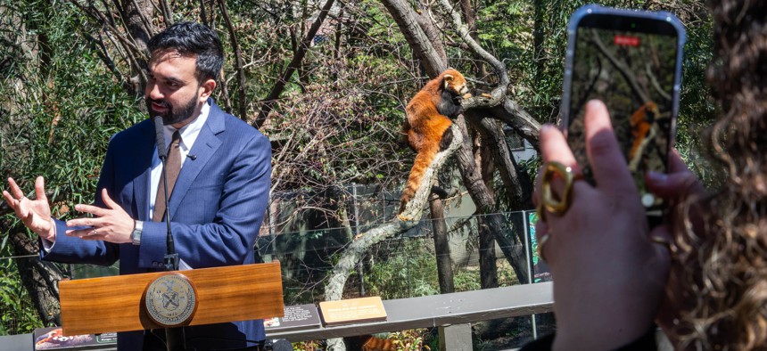 New York City Mayor Zohran Mamdani knows how to get eyes on a press conference.