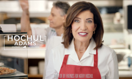 Gram-mama mia! Gov. Kathy Hochul hit the pizzeria in one of her new campaign ads. 