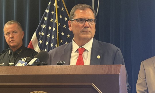 First Assistant U.S. Attorney for the Northern District of New York John Sarcone III held a press conference Thursday about the thwarted attack in the federal courthouse in Albany.