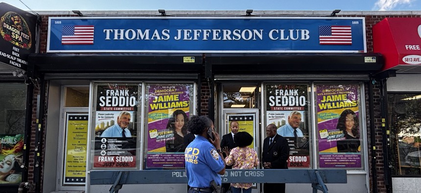 Brooklyn’s Democratic District Leaders met at the Thomas Jefferson Democratic Club for more than four hours.