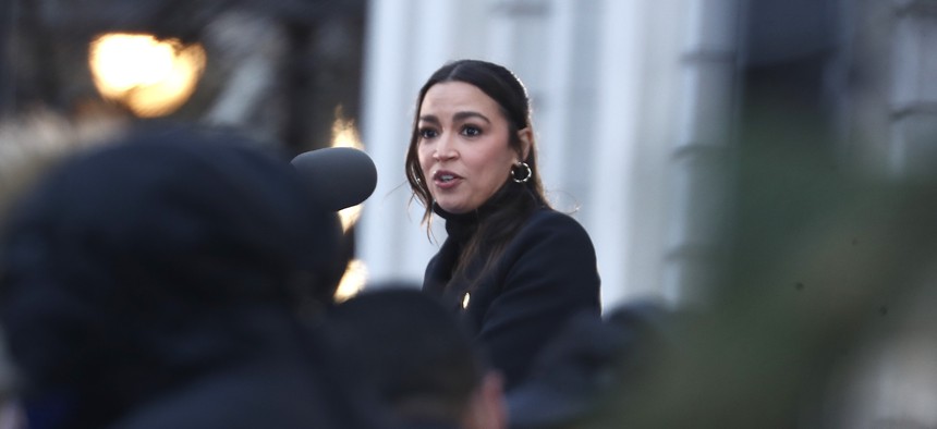 Rep. Alexandria Ocasio-Cortez has been the most famous DSA member in the country … despite not, technically, being a DSA member