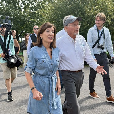 Hochul blasts tariffs at State Fair as Blakeman agrees to end formal ICE agreement