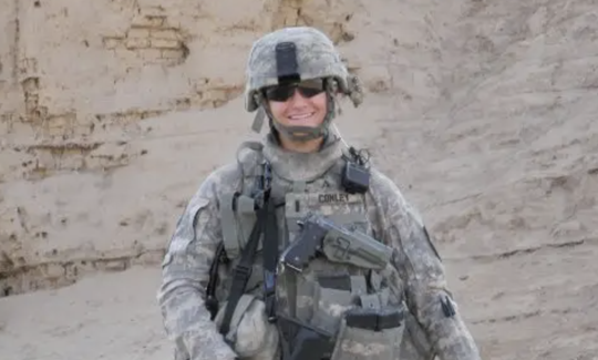 Conley, while deployed in the Army.