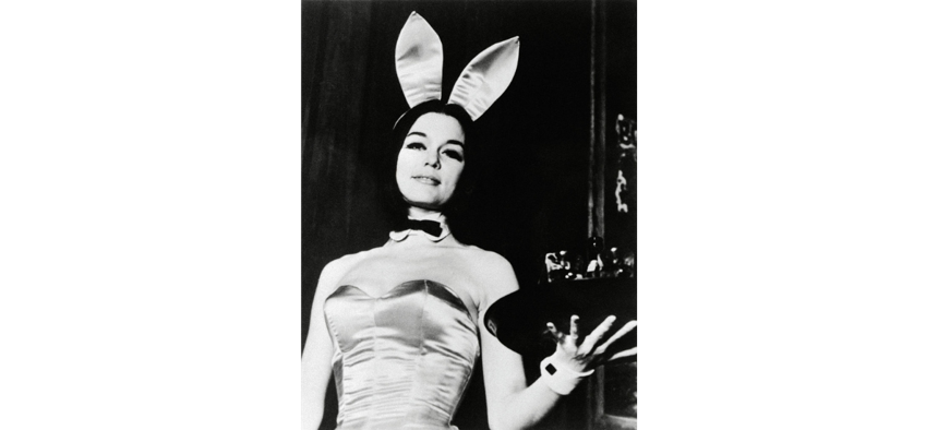 Gloria Steinem dressed as a Playboy bunny for an exposé on the New York City men’s club.