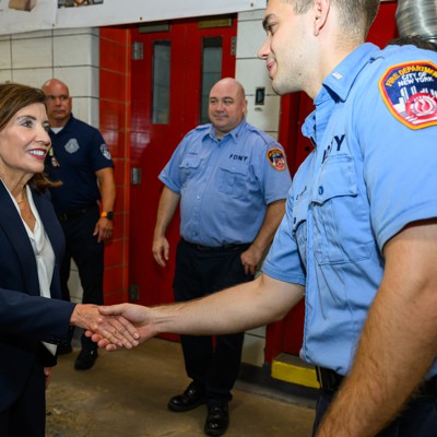 Hochul secures firefighter unions’ endorsements