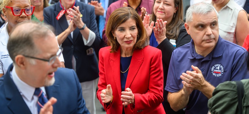 Gov. Kathy Hochul said the state will start mailing out utility rebate checks next week.