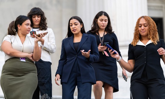Rep. Alexandria Ocasio-Cortez isn’t *not* running for president. 