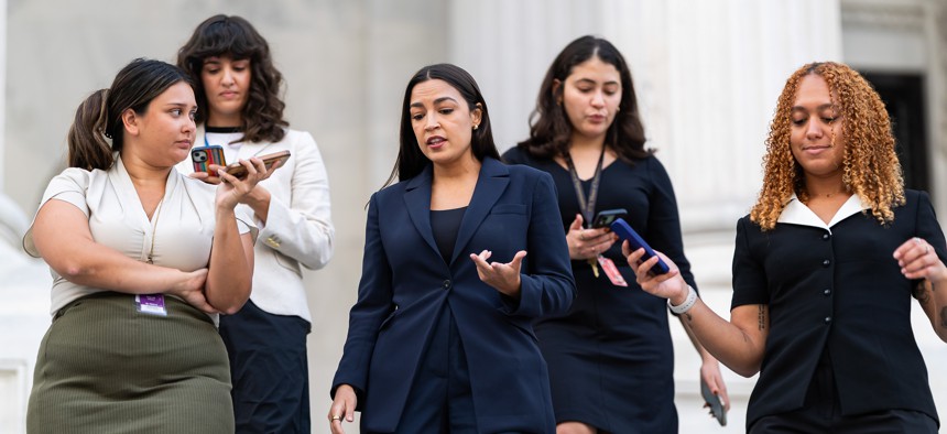 Rep. Alexandria Ocasio-Cortez isn’t *not* running for president. 