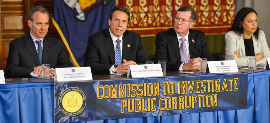 Gov. Andrew Cuomo appoints the Moreland Commission to Investigate Public Corruption.