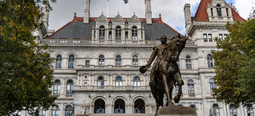 The state Capitol in Albany