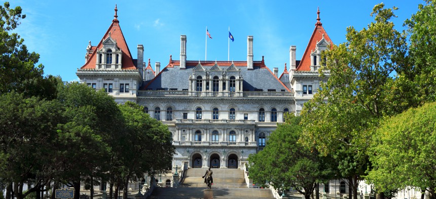 The state Capitol in Albany