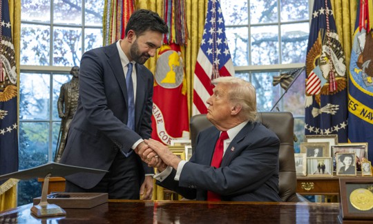 President Donald Trump and New York City Mayor-elect Zohran Mamdani met in the Oval Office on November 21, 2025.