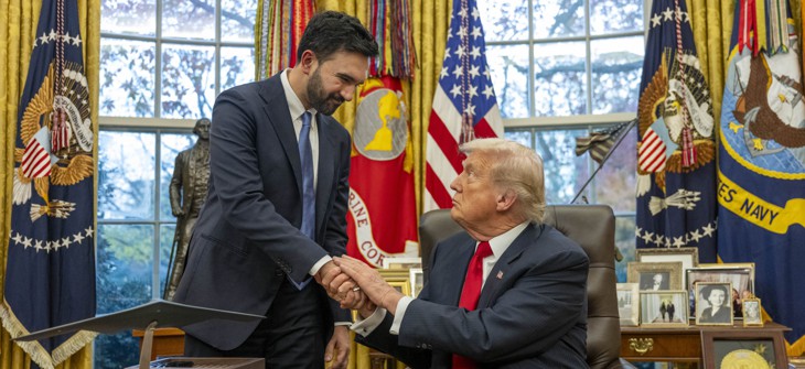 President Donald Trump and New York City Mayor-elect Zohran Mamdani met in the Oval Office on November 21, 2025.
