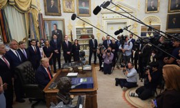 How would the president react if all these reporters ignored him for a week?