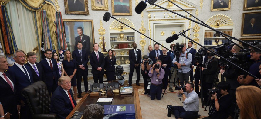 How would the president react if all these reporters ignored him for a week?