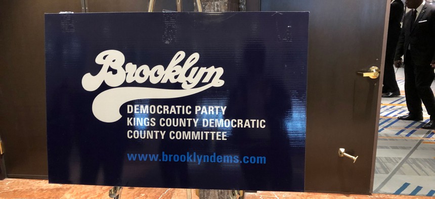 A scene from the thrilling 2022 vote for county leader. 