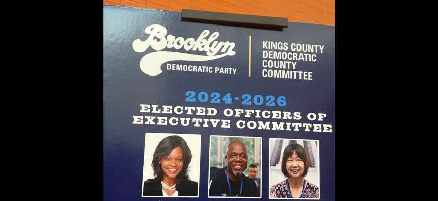 Rodneyse Bichotte Hermelyn (left) led the Brooklyn Dems since 2020 – and it’s not clear who’ll lead them them.