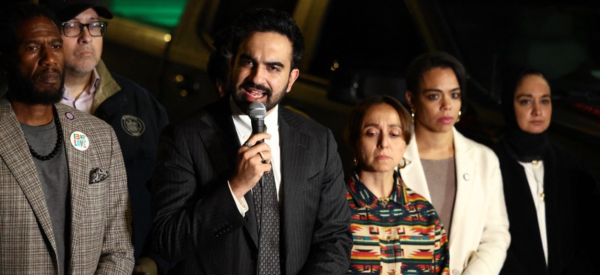 New York City Mayor Zohran Mamdani condemned ICE’s actions in a late-night press conference.