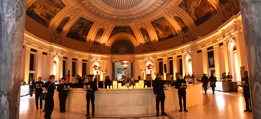 A view of the rotunda of the Museum of the American Indian in Manhattan on March 6, 2025.
